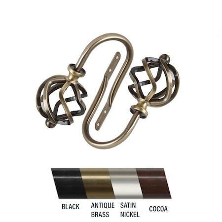 Central Design Central Design 4842-034 Giro Holdback; Antique Brass - Set of 2 4842-034